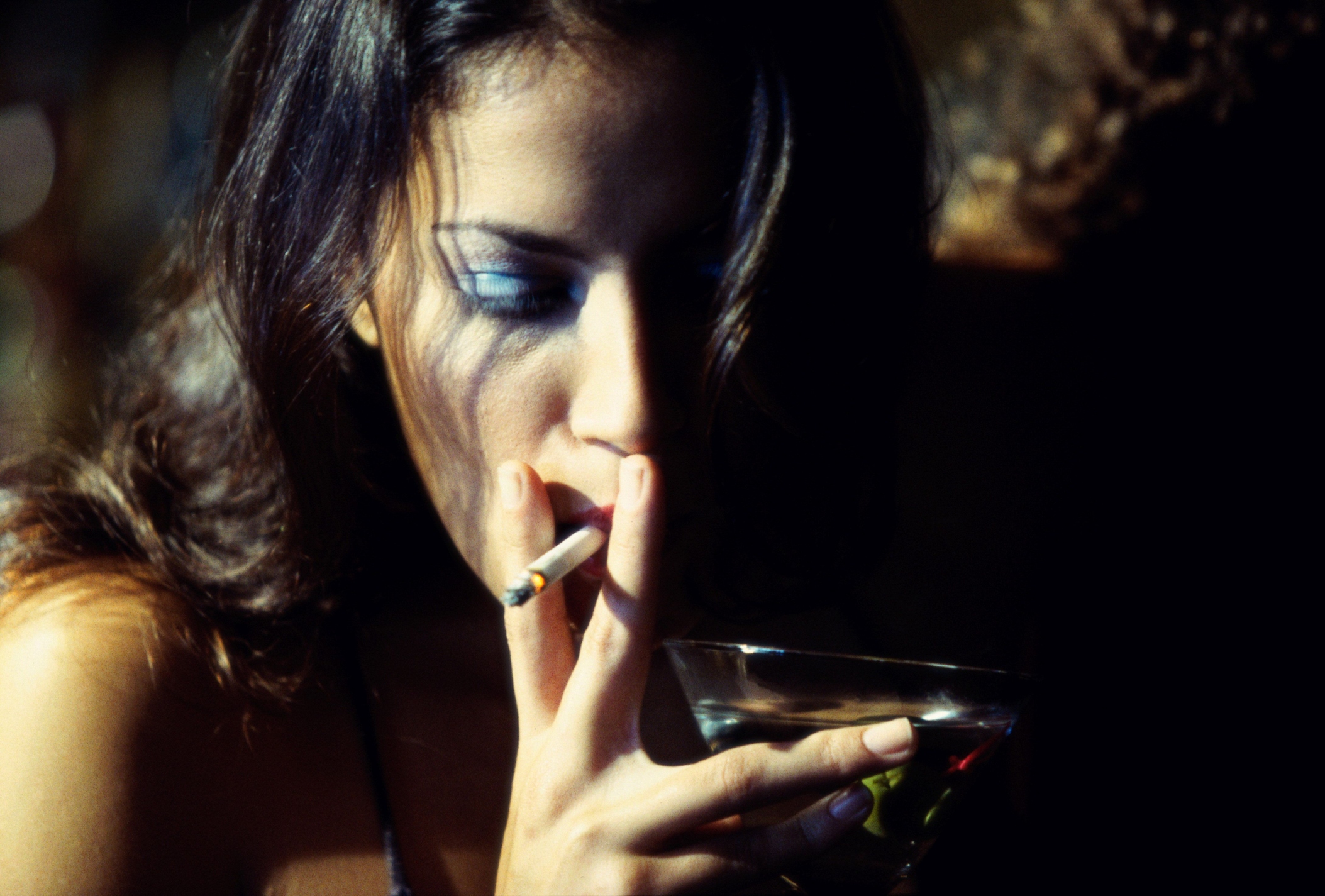 Smoking fetish sex party