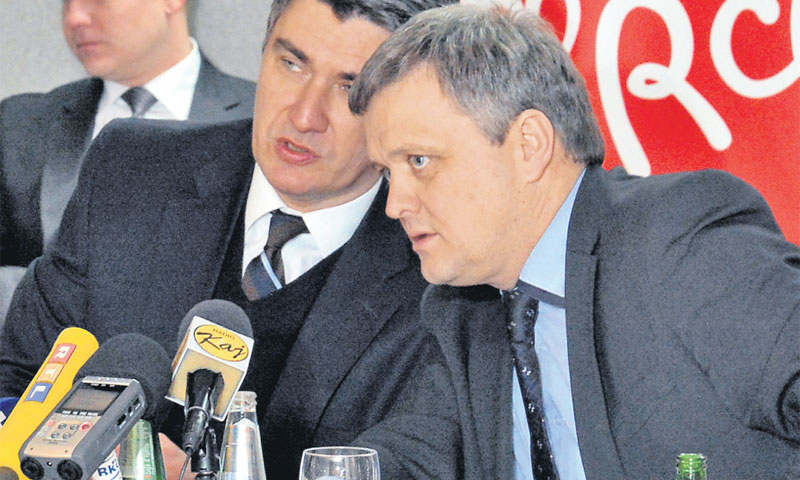 Premijer Zoran Milanović i predsjednik Uprave Podravke Zvonimir Mršić/Damir Spehar/PIXSELL