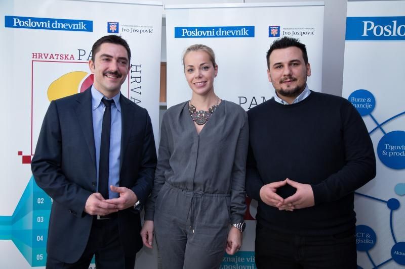 Mislav Šimatović, Mirela Strakos, Miro Miljković. Photo: Davor Puklavec/PIXSELL