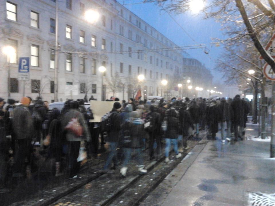 Prosvjed u Zagrebu (Foto: occupy.croatia)