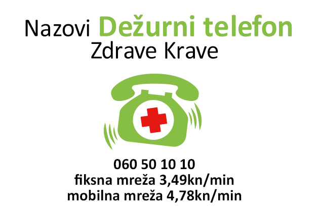 Dežurni telefon Zdrave Krave