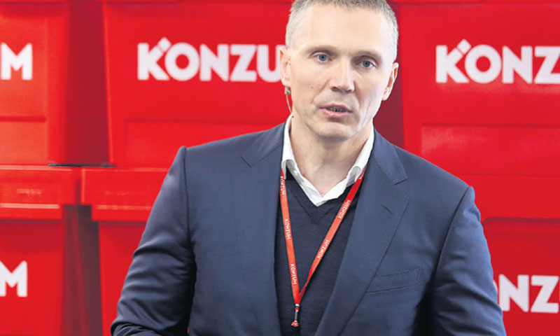 Darko Knez, predsjednik Uprave Konzuma/Goran Stanzl/PIXSELL