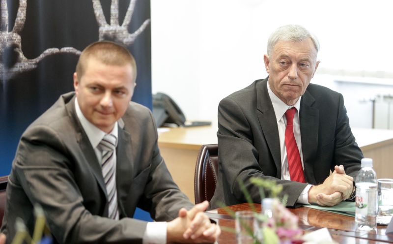 Zvonimir Novosel i Stjepan Kožić. Photo: Petar Glebov/PIXSELL