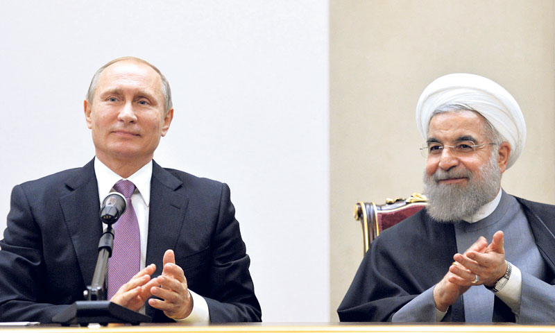 Iranski i ruski predsjednici, Hassan Rouhani i Vladimir Putin logični