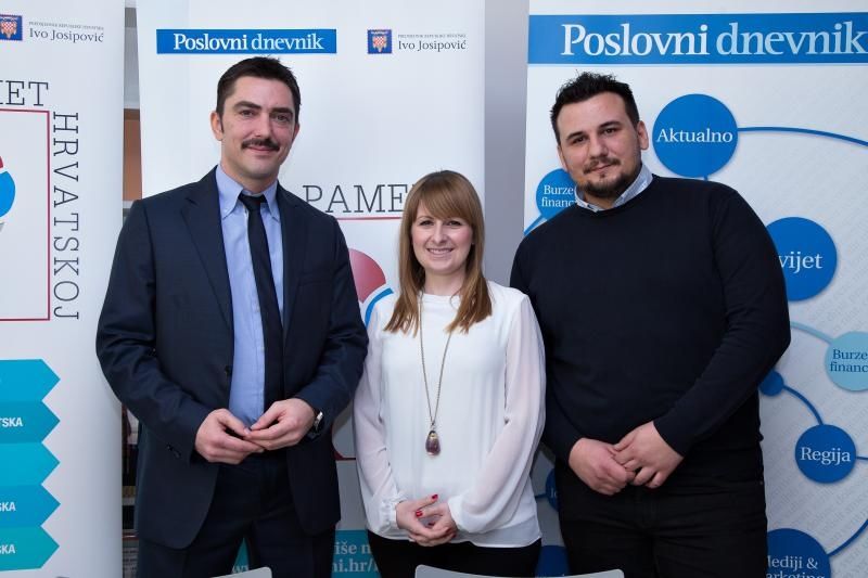 Mislav Šimatović, Luca Pinjuh, Miro Miljković. Photo: Davor Puklavec/PIXSELL