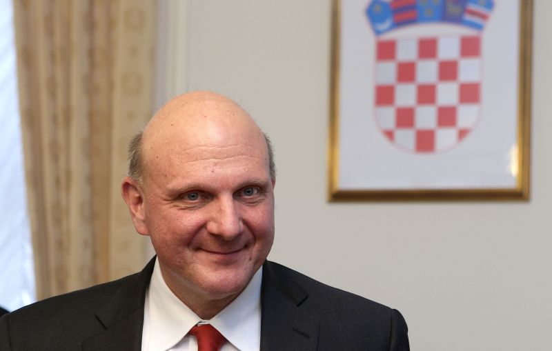 Steve Ballmer; Photo: Patrik Macek/PIXSELL