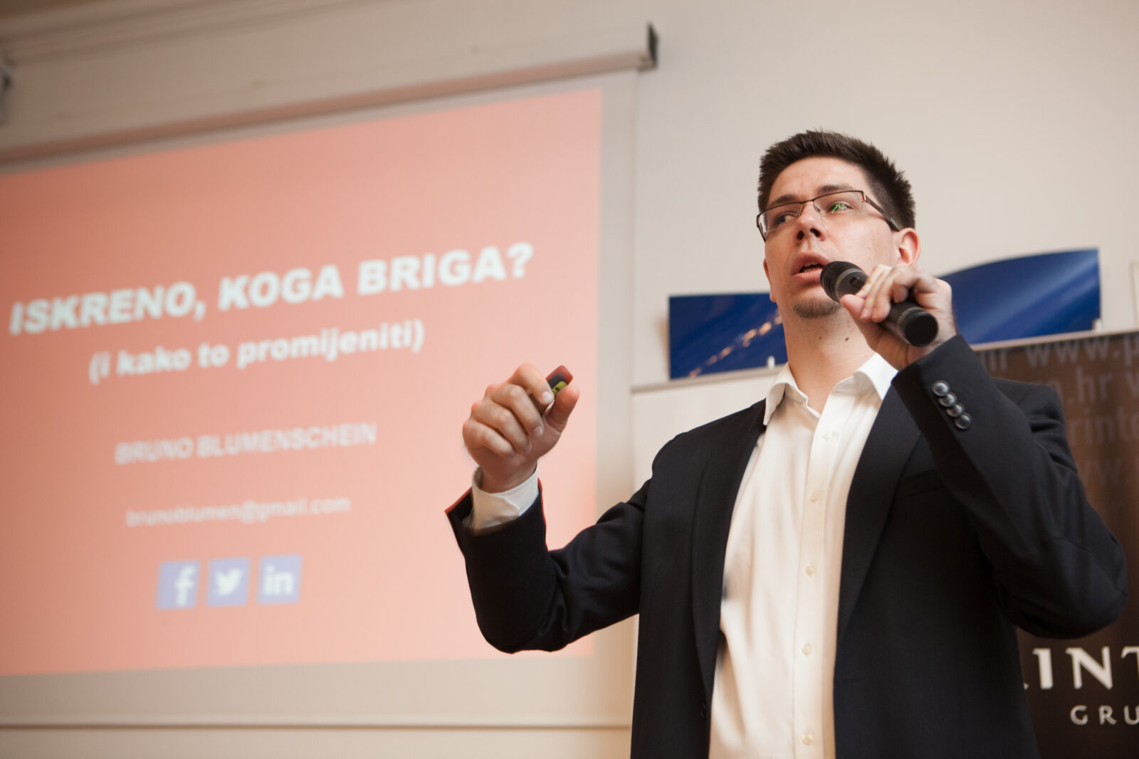 Bruno Blumenschein, suosnivač start-up projekta Chummunity