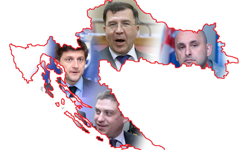 HDZ-ovi kandidati za premijera: O. Butković, Z. Marić, D. Milošević i T. Tolušić