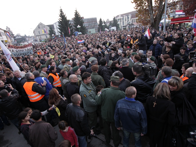 Doček su organizirale braniteljske udruge i Markačevi prijatelji i lovci / PXL