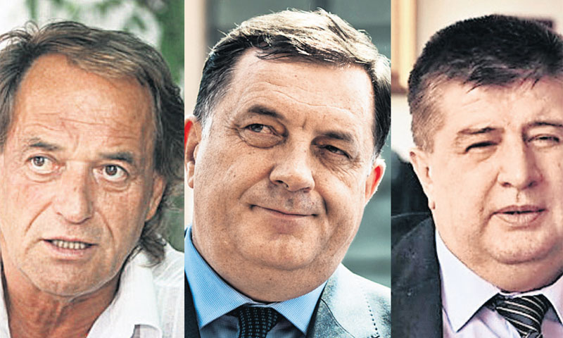 Rodoljub Drašković; Milorad Dodik; Slavko Vučurević