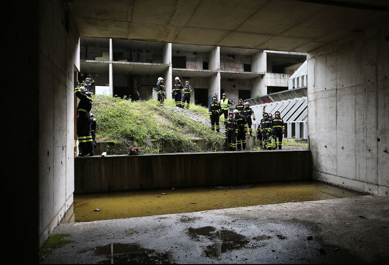 Pokazna vježba specijalističkih postrojbi civilne zaštite. Photo: Jurica Galoic/PIXSELL