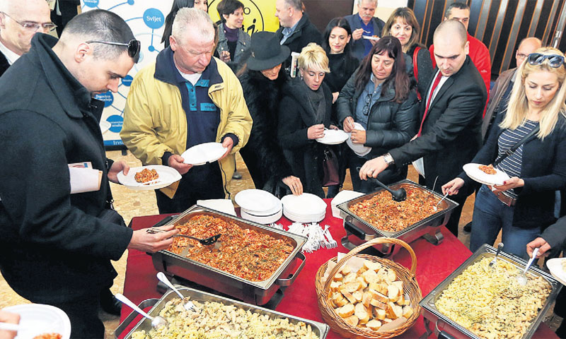 Sudionici Poslovnog uzleta uživali su u finim jelima Podravke/M. Cikotić/PIXSELL