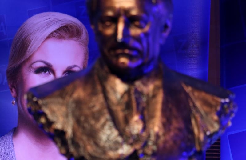 Kolinda Grabar-Kitarović prema izlaznim anketama osvojila je 38,10 posto glasova (Photo: Slavko Midz