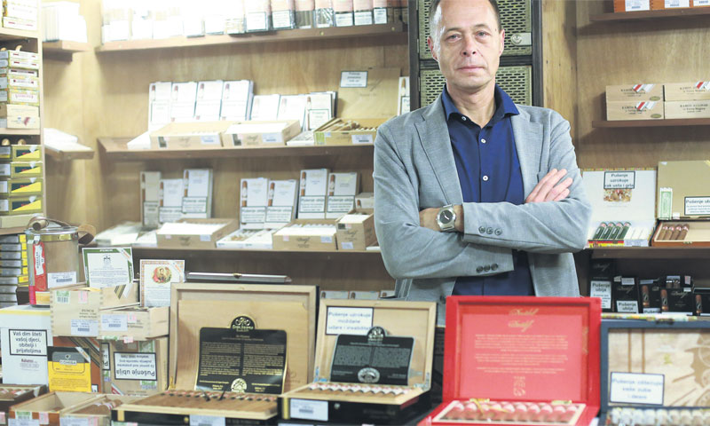 Alen Kosanović, direktor tvrtke Camelot, ekskluzivnog uvoznika i distributera Habanos i Davidoff Oet