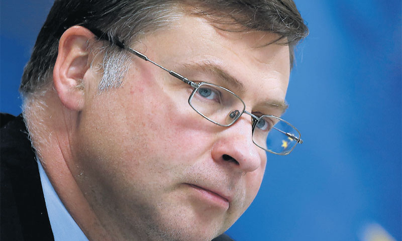 Valdis Dombrovskis, potpredsjednik EK/REUTERS