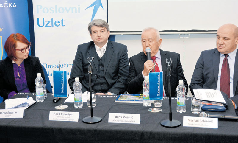 Andrea Šeparac, Adolf Cvanciger, Boris Mesarić i Marijan Belošević /Nikola Čutuk/PIXSELL