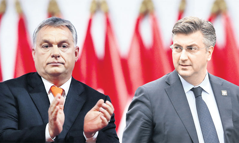 Mađarski predsjednik vlade Orban i premijer Plenković/REUTERS, Davor Javorović/PIXSELL