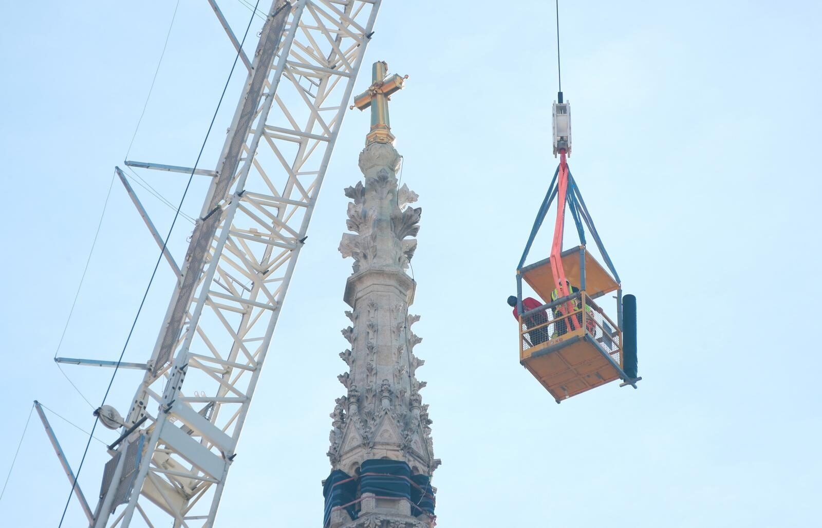 Zagreb: Posljednje provjere stručnjaka uoči skidanja sjevernog tornja katedrale