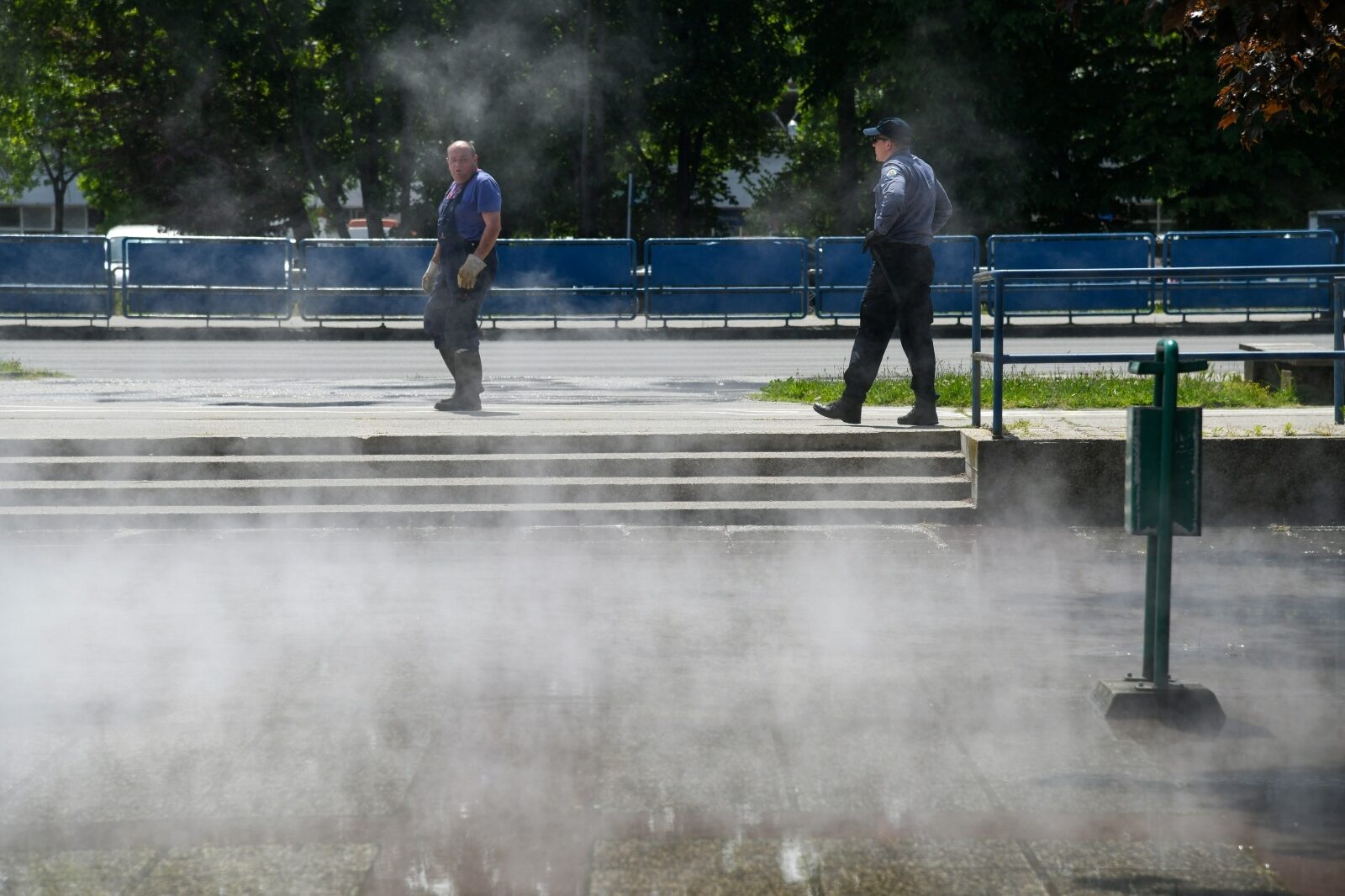 Zagreb: Na Aveniji Dubrovnik kod Utrina pukao vrelovod