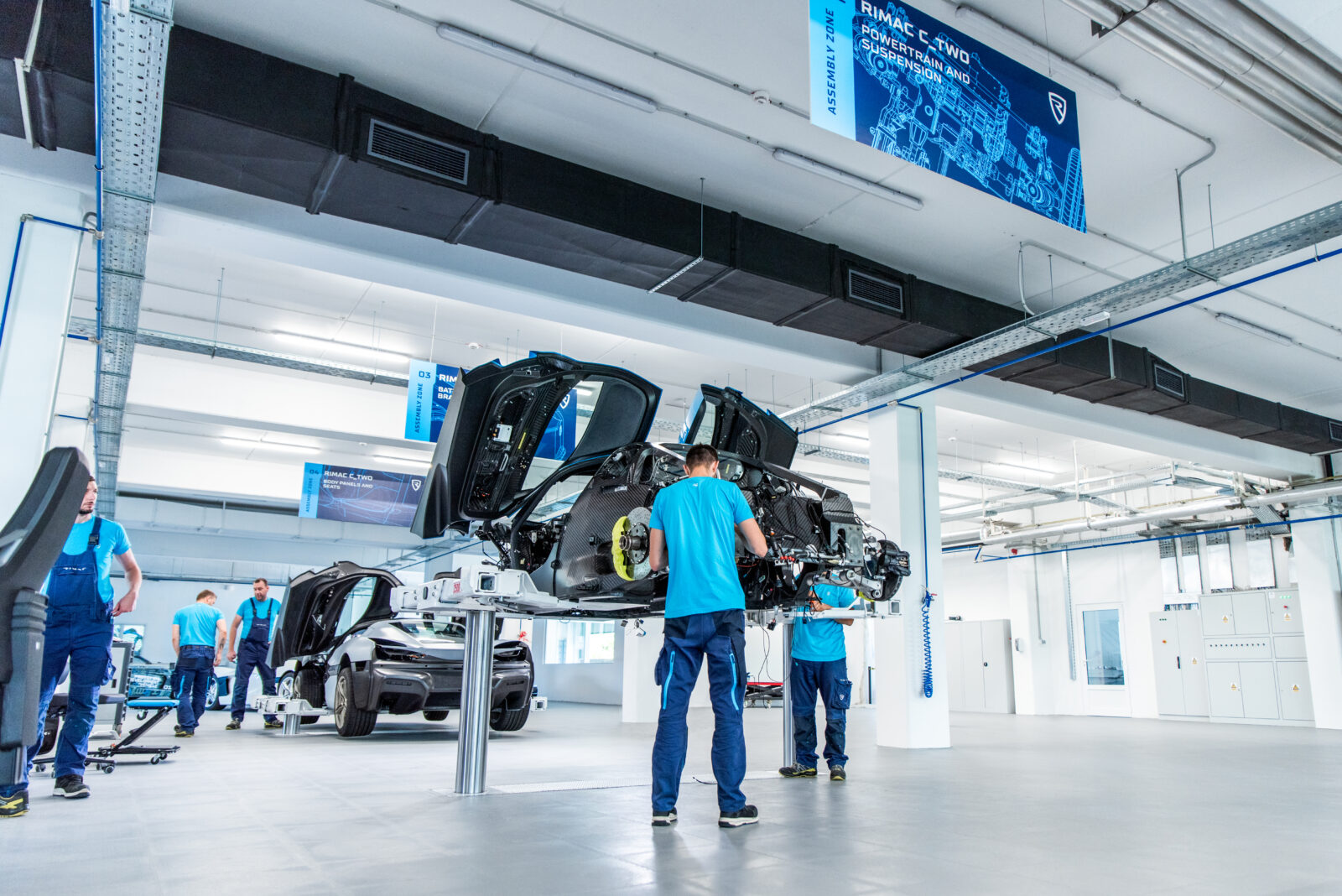 Rimac C_Two Prototype Assembly Line 2