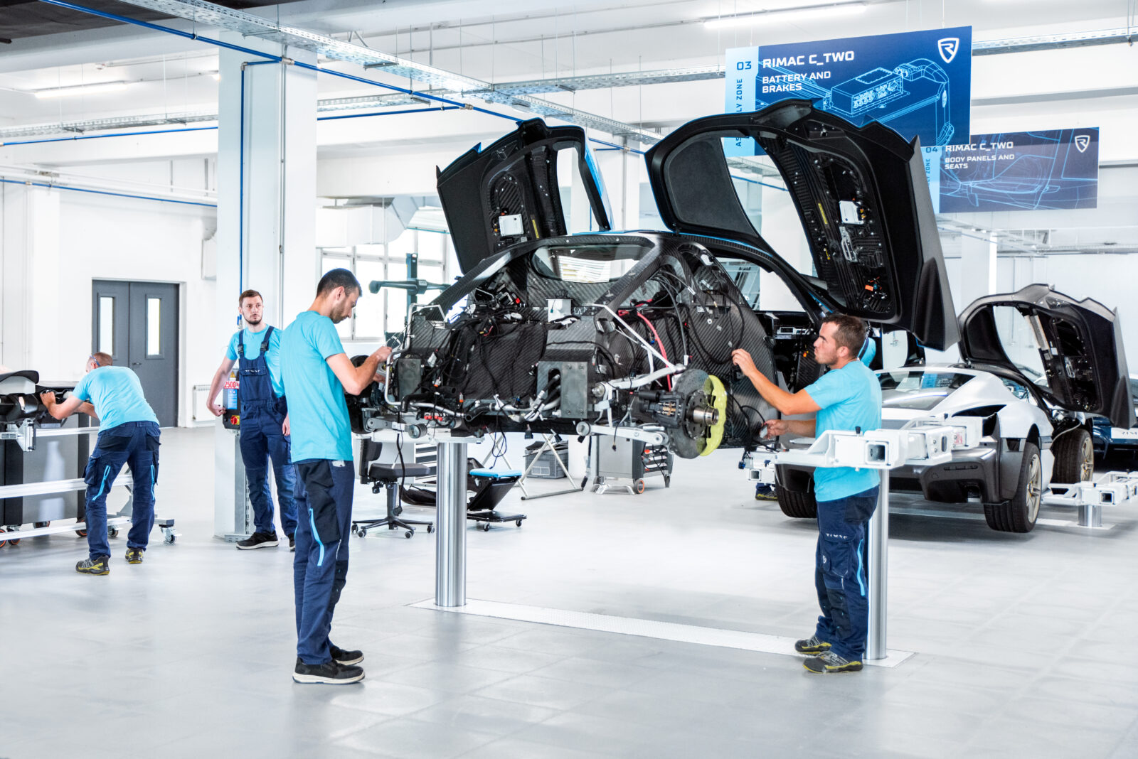 Rimac C_Two Prototype Assembly Line 5