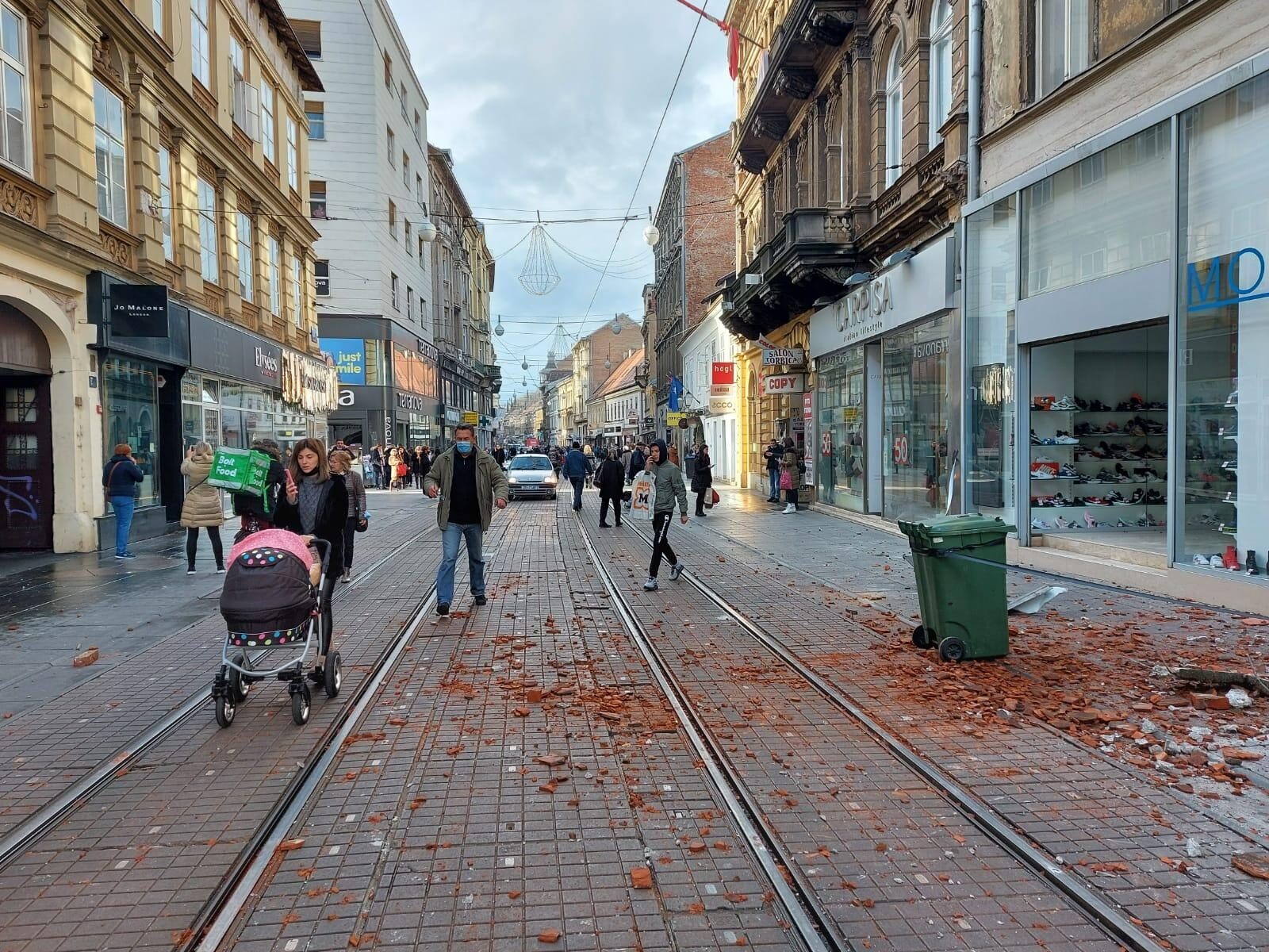 Centar Zagreba nakon potresa