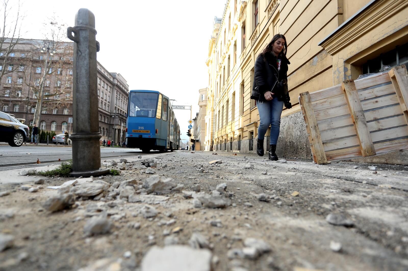 29.12.2020., Zagreb – Snazan potres pogodio Zagreb. Photo: Luka Stanzl/PIXSELL