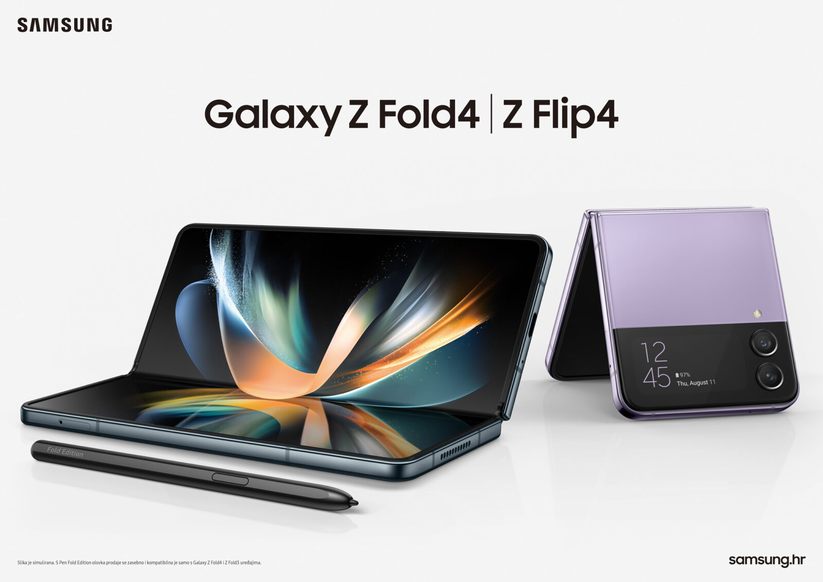 Samsung Galaxy Z Flip4, Z Fold4 KV