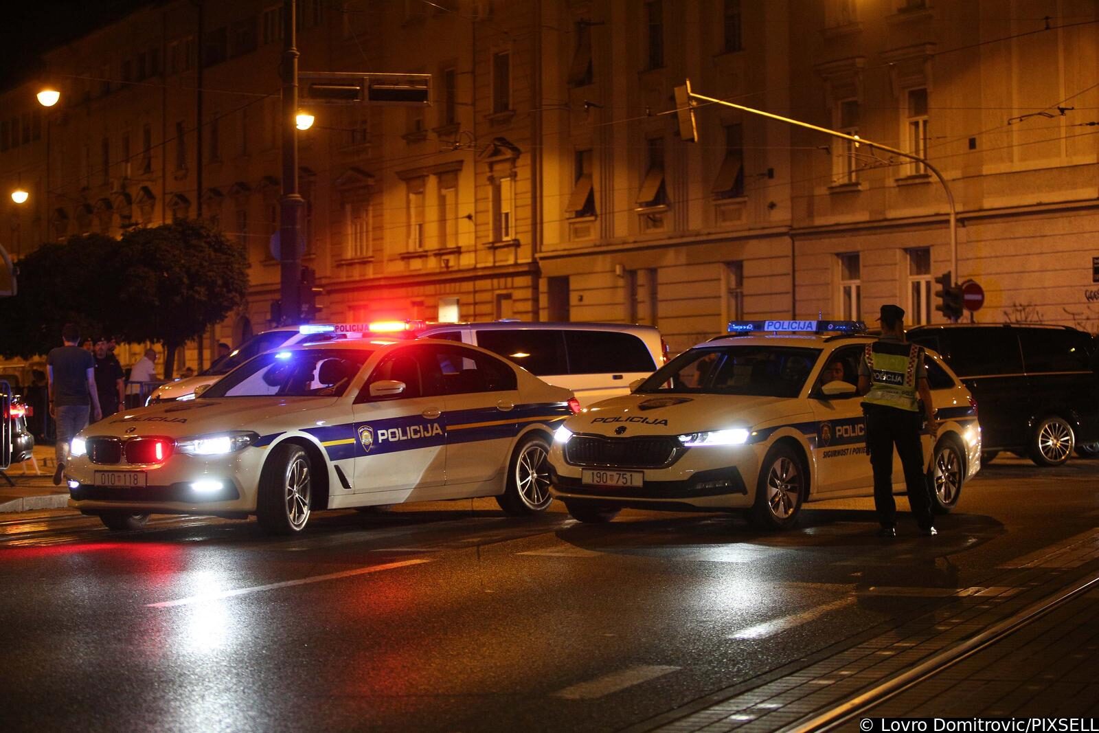 Zagreb: Turski predsjednik u štićenoj koloni stigao pred Sheraton