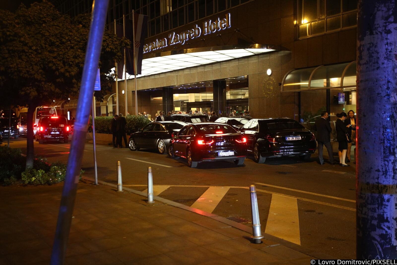 Zagreb: Turski predsjednik u štićenoj koloni stigao pred Sheraton