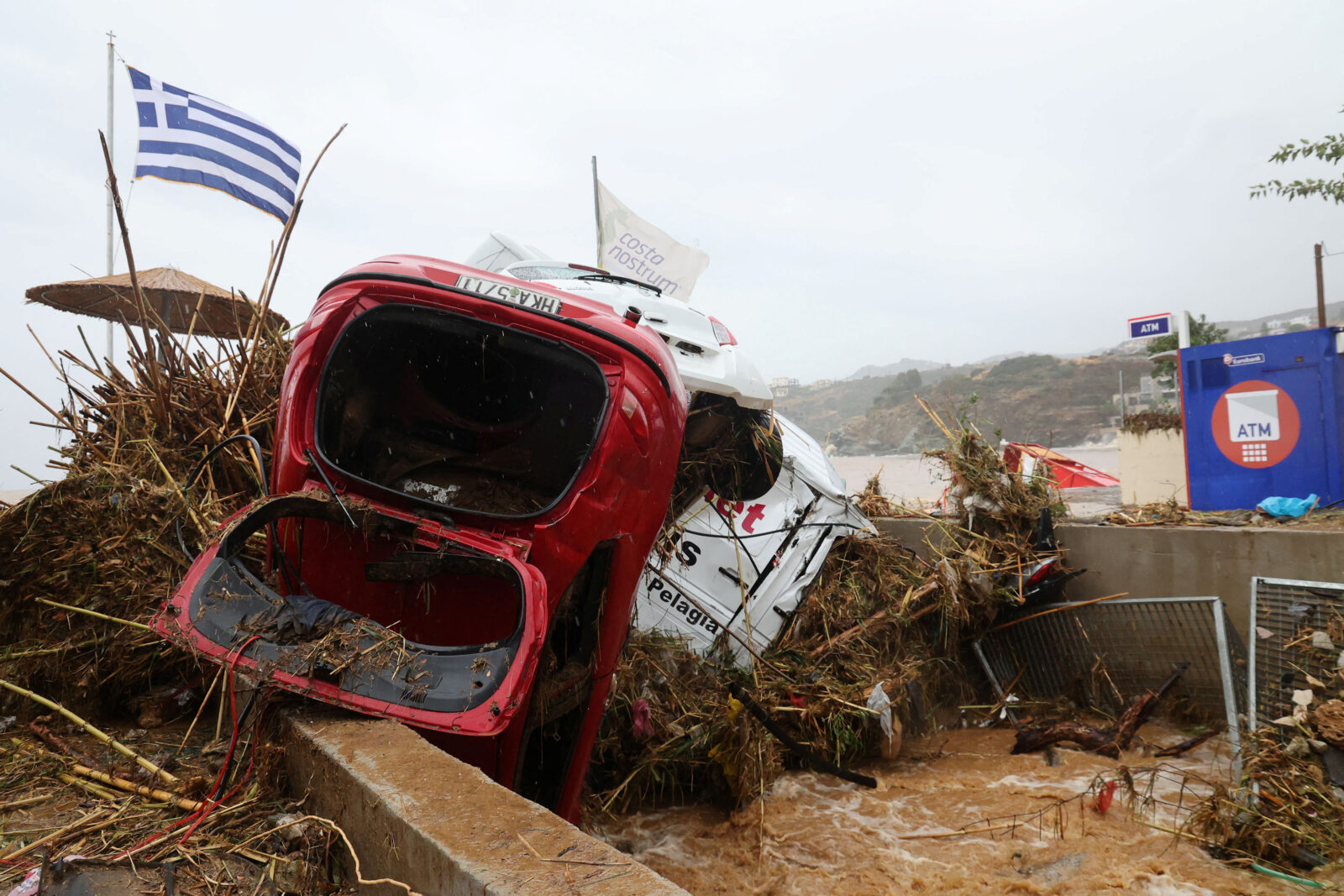 Floods on the island of Crete