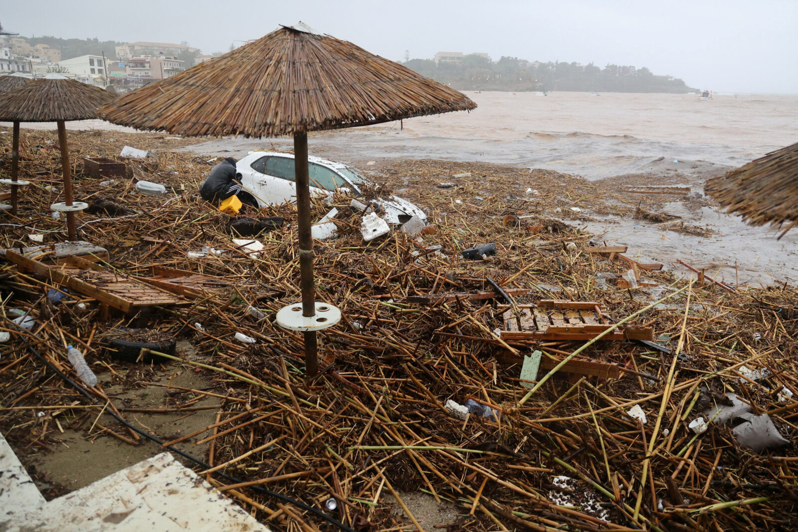 Floods on the island of Crete