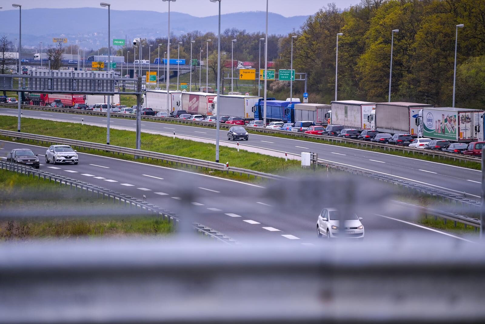 Počeli radovi na Zagrebačkoj obilaznici: Gužve na A3 kod Rugvice u smjeru Buzina