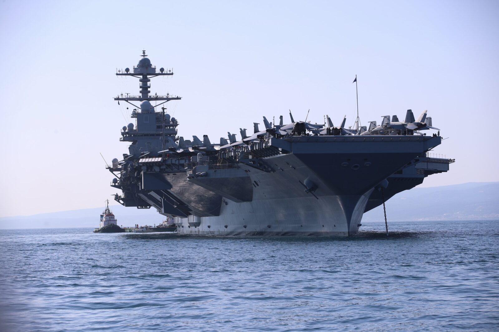 Američki nosač aviona USS Gerald R. Ford stigao je u Split