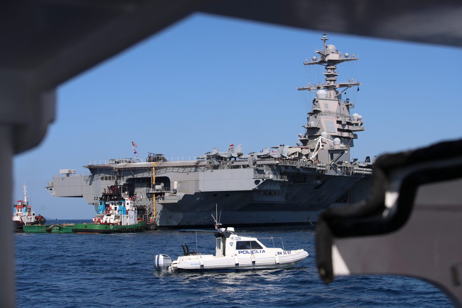 Američki nosač aviona USS Gerald R. Ford stigao je u Split