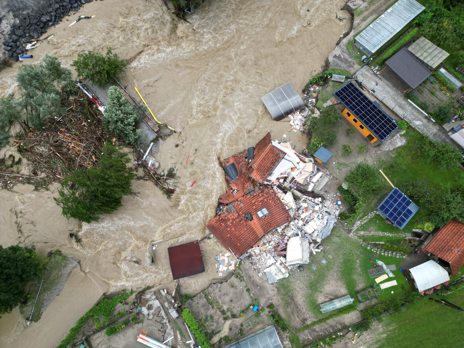 Floods hit Slovenia, forcing evacuations and disrupting transport