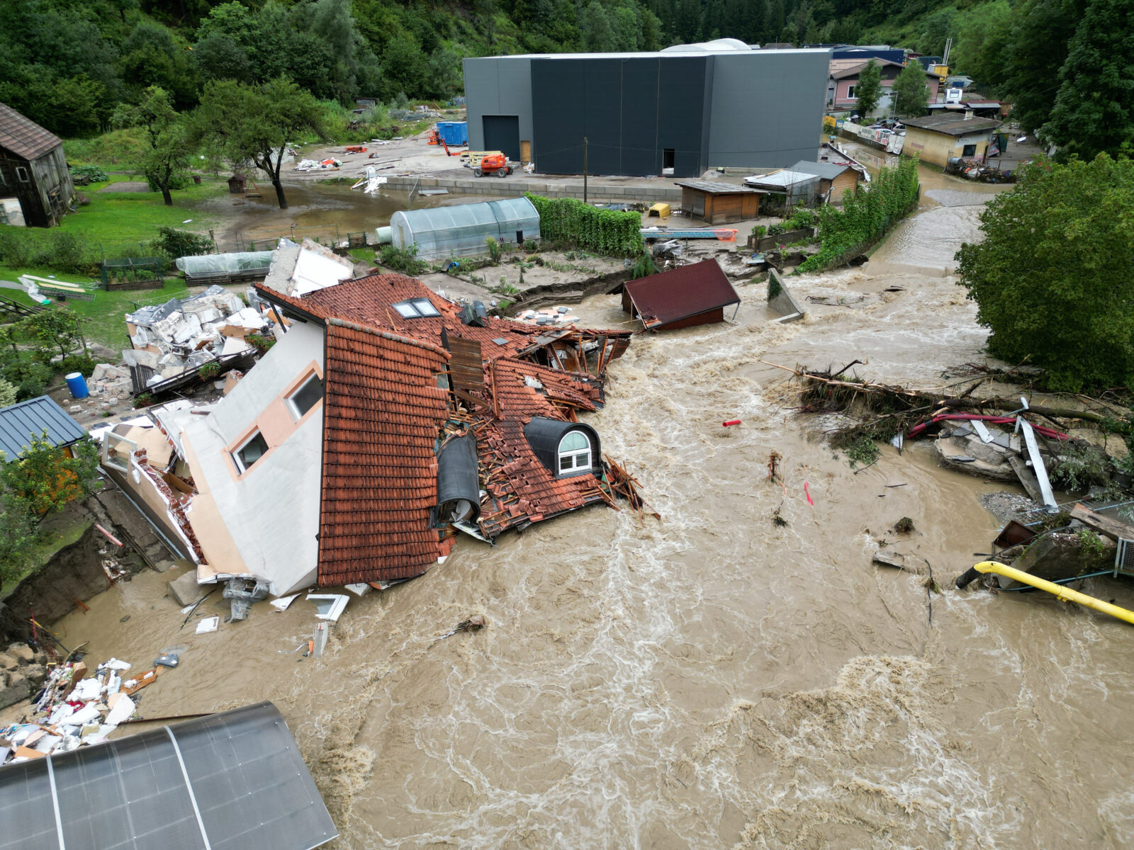 Floods hit Slovenia, forcing evacuations and disrupting transport