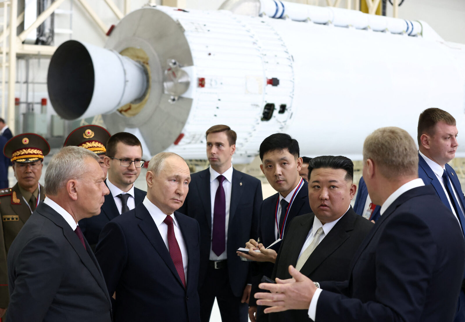 Russia's President Putin and North Korea's leader Kim meet in Amur region