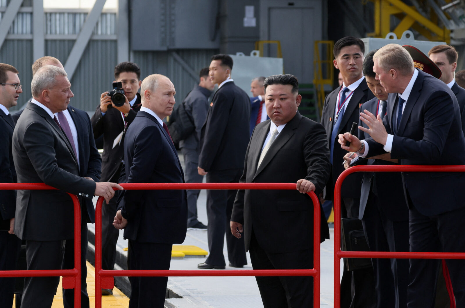 Russia's President Putin and North Korea's leader Kim meet in Amur region