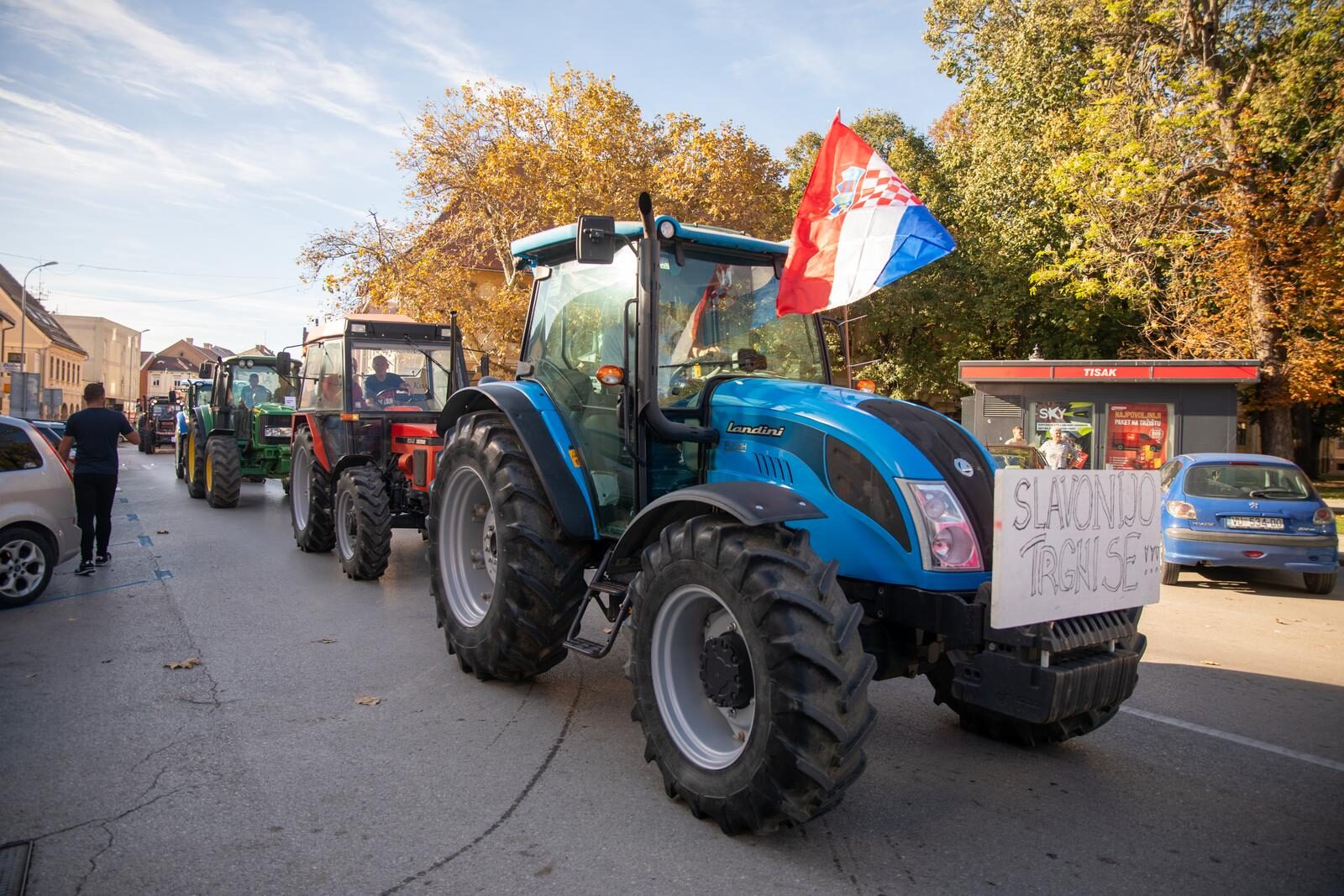 Prosvjed svinjogojaca u Vinkovcima zbog afričke svinjske kuge