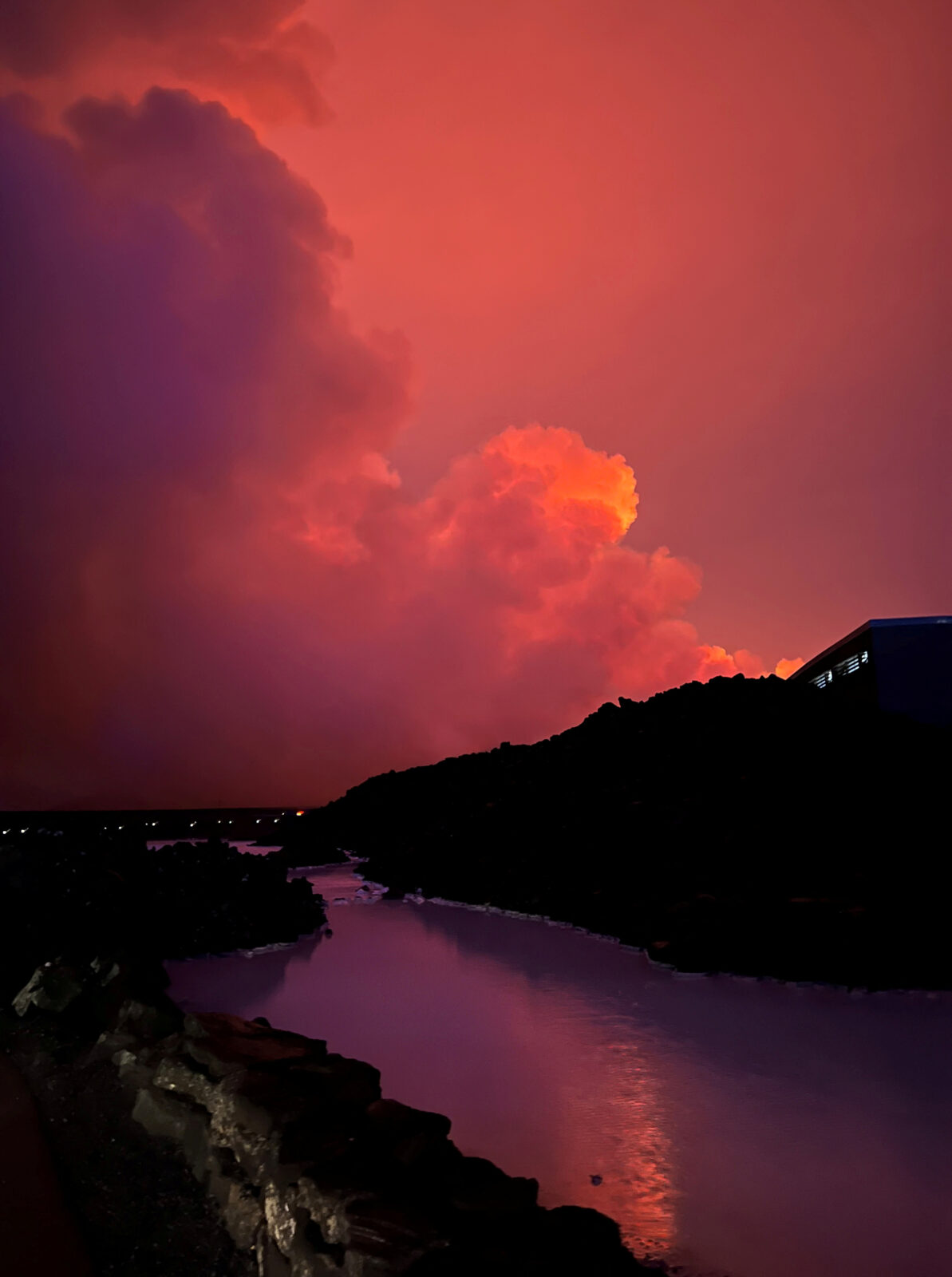 Iceland volcano erupts