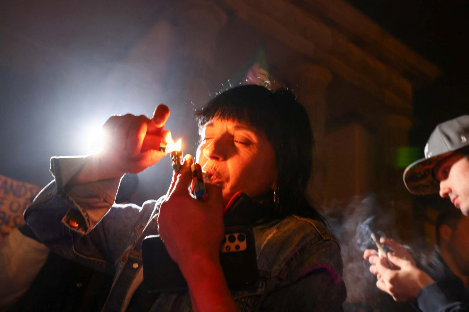 Germany's friends of cannabis celebrate the part legalisation of cannabis with a 