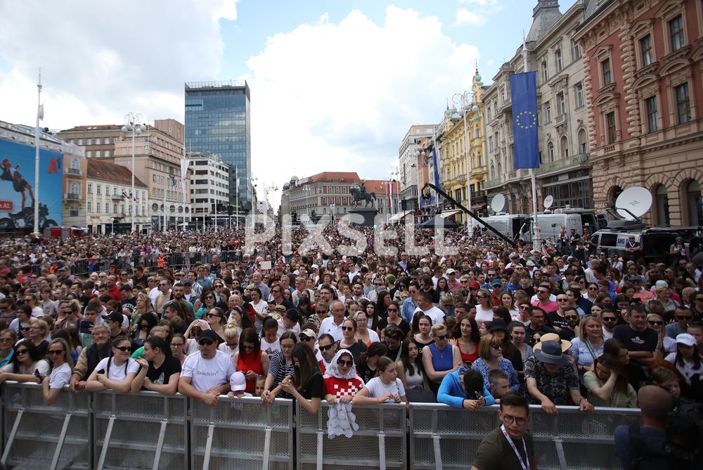 Grad Zagreb spektakularno dočekao Baby Lasagnu