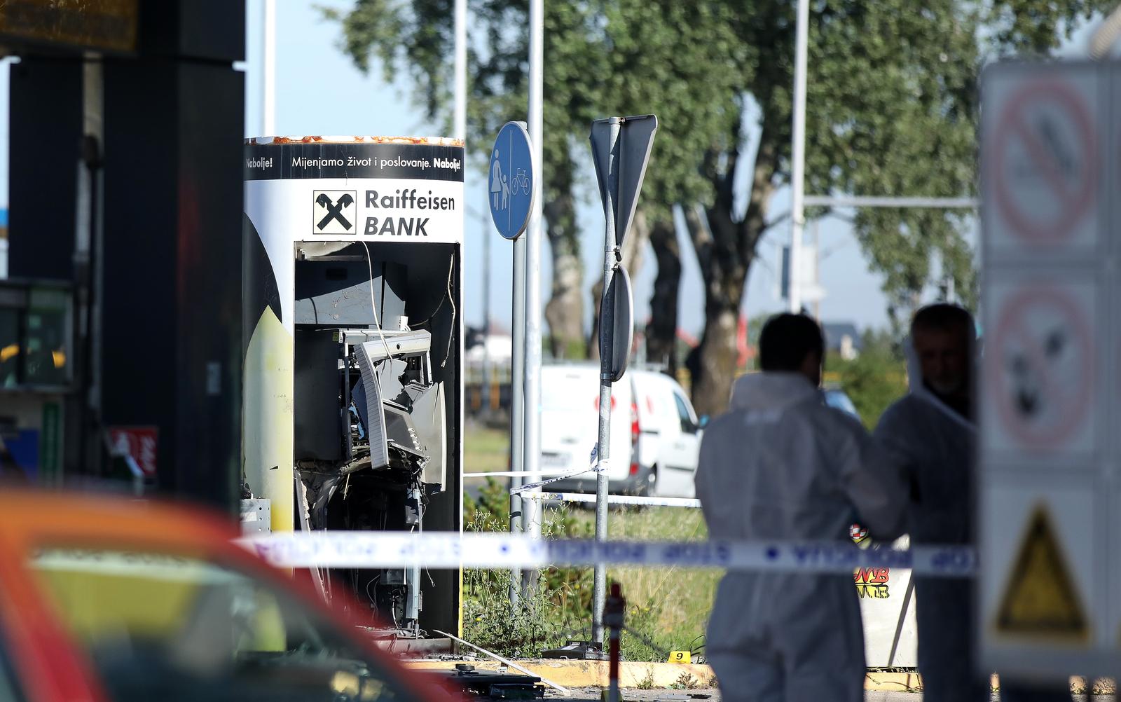 Zagreb: Raznesen bankomat pokraj benzinske postaje