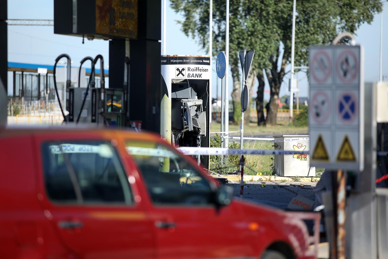 Zagreb: Raznesen bankomat pokraj benzinske postaje