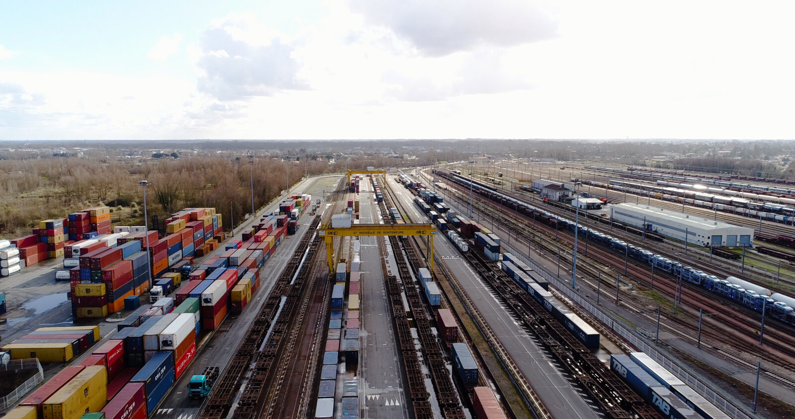 Station,With,Freight,Trains,And,Containers,In,Aerial,View,,Bordeaux,