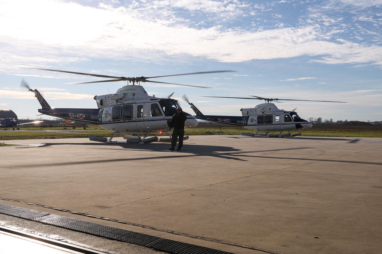 Zagreb:  Davor Božinović razgledao je dva nova isporučena višenamjenska helikoptera