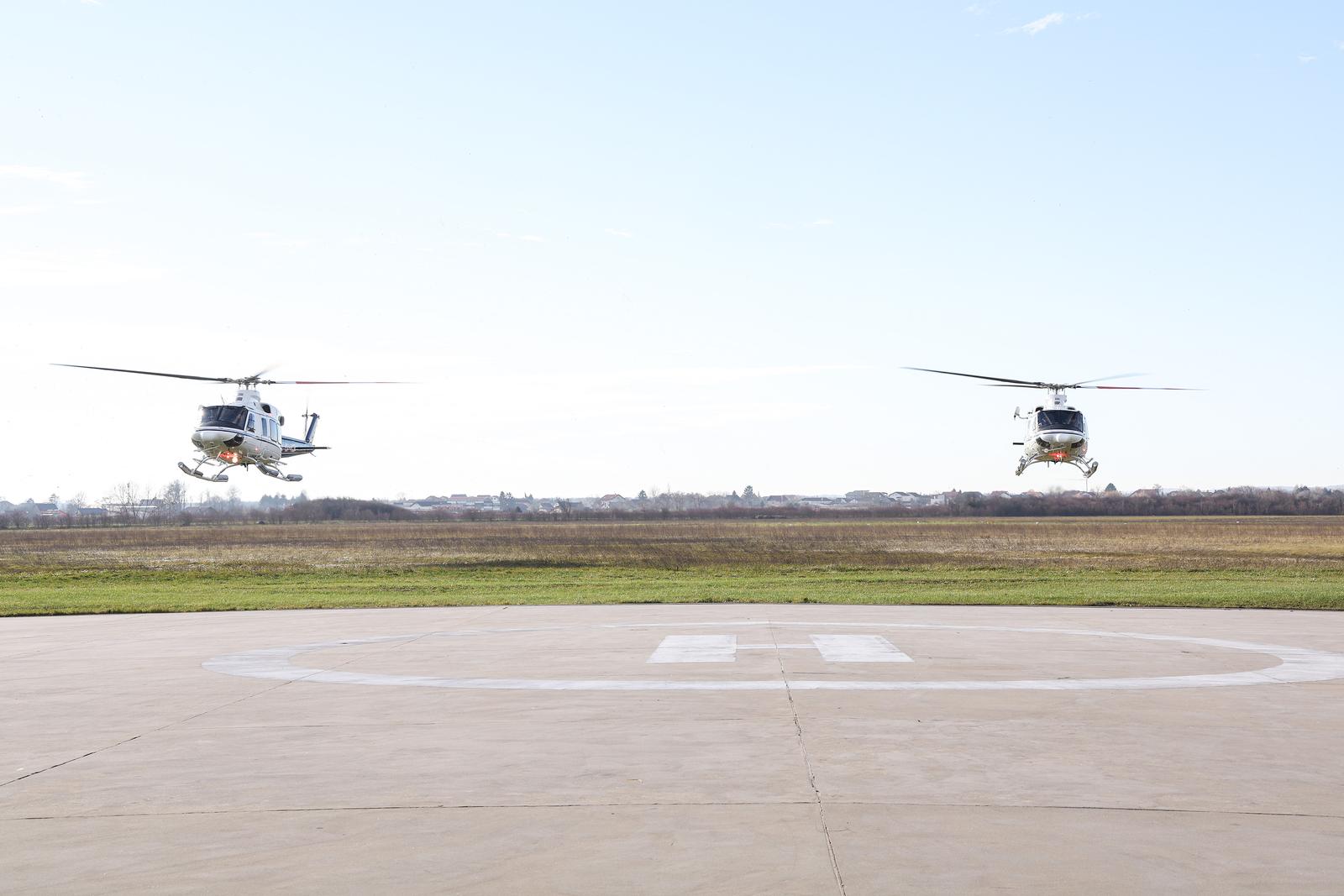 Zagreb:  Davor Božinović razgledao je dva nova isporučena višenamjenska helikoptera