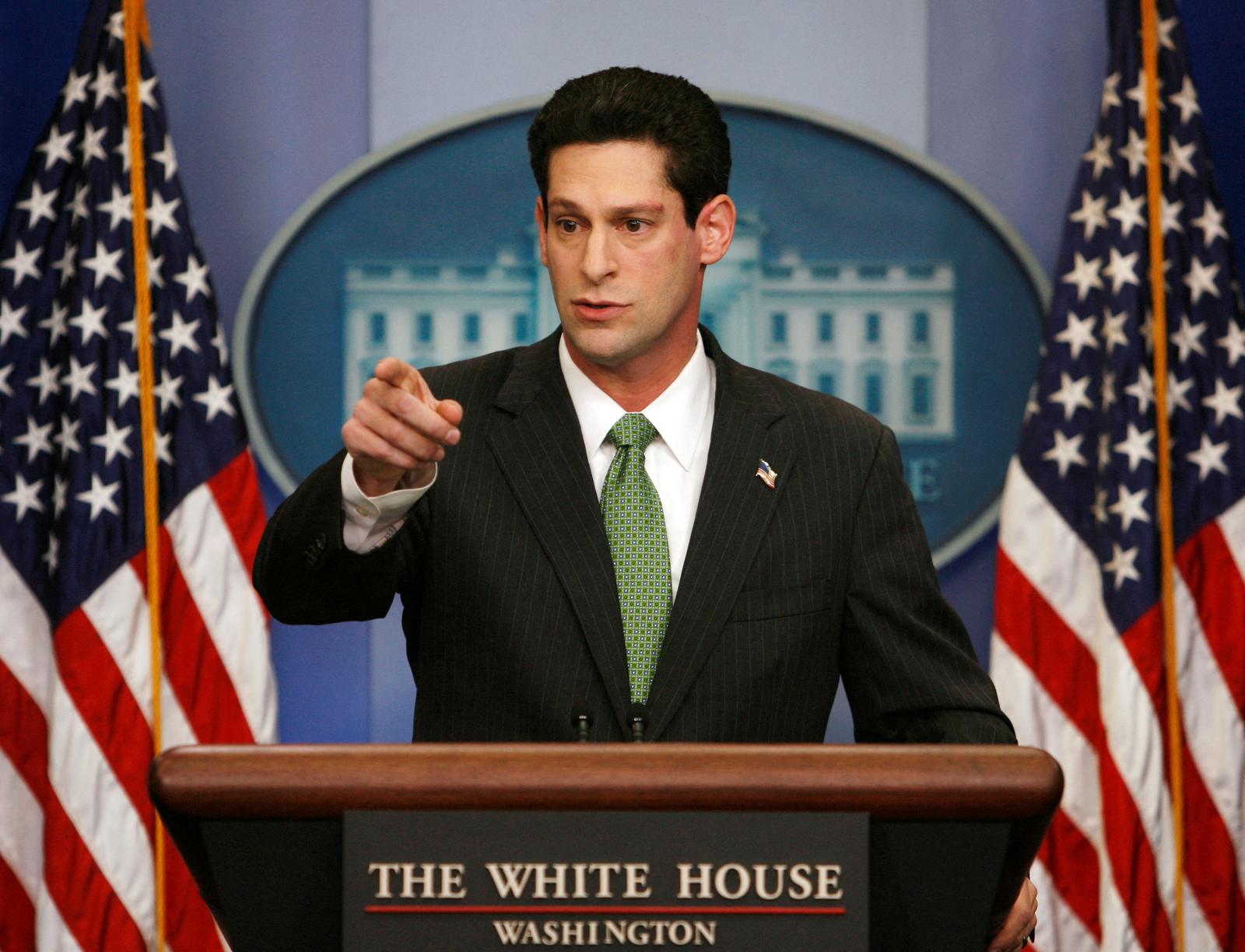 FILE PHOTO: Joel Kaplan speaks about the plan to aid the auto industry in Washington